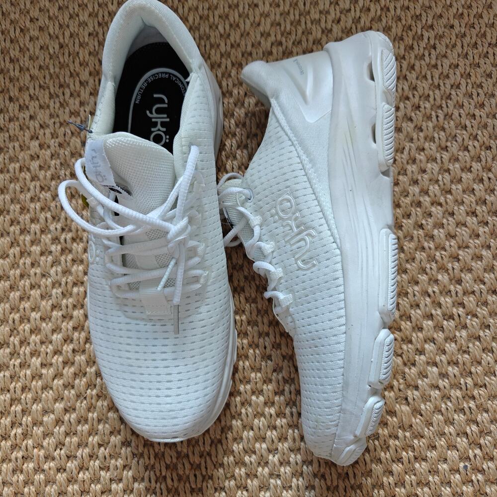 Ryka Devotion X Walking Sneakers White Women’s 8.5 M Comfort Shoes